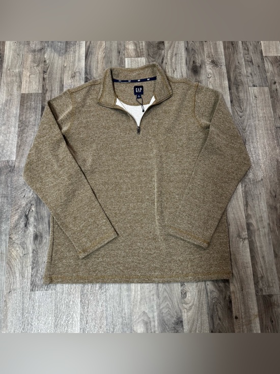 GAP Other - GAP XL Brown Heather Quarter Zip Pullover Sweater Mock Neck Cozy